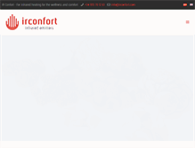 Tablet Screenshot of irconfort.com
